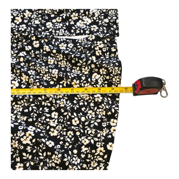 J Jill Dark Cottagecore Ditsy Floral Midi Dress XS Petite Button Front Feminine - Picture 15 of 16